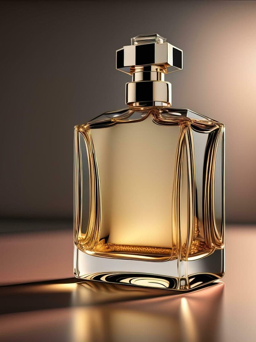 Eau de parfum dorée